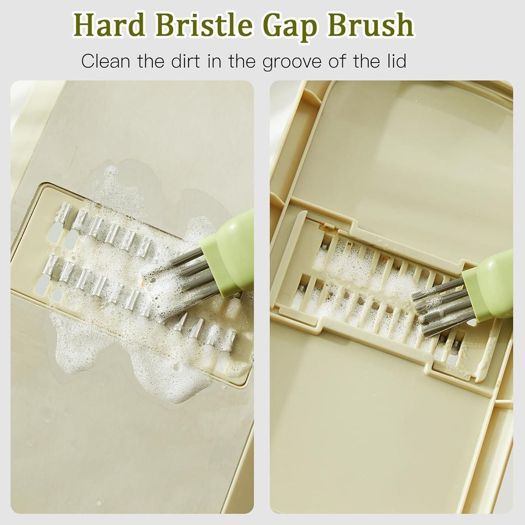 4 in 1 Double-Ended Kitchen Cutlery Cleaner Brush || VIBZU